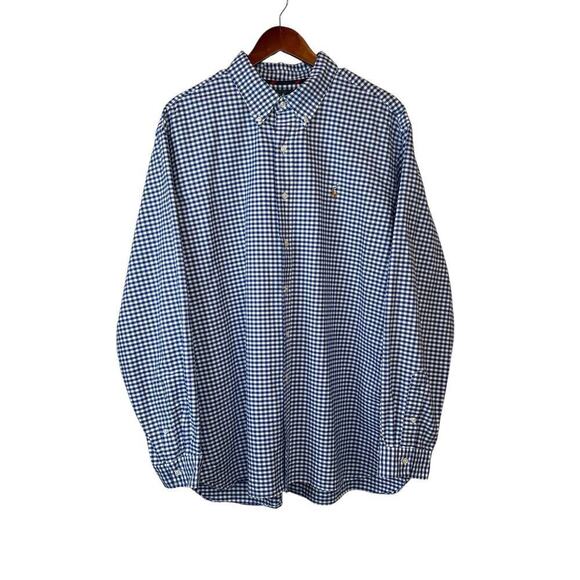 RALPH LAUREN Classic Fit Long Sleeve Gingham Checked Button Down Shirt XXL - Picture 2 of 16